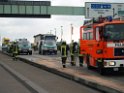 VU Transporter Lkw Zoobruecke Rich Koeln    P17